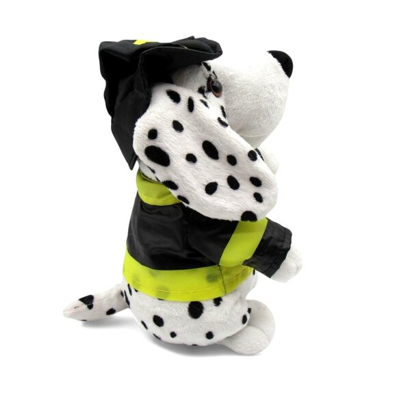 CRACKER BARREL Dalmation Plush Firefighter Singing And Dancing Firefighter 10" B - Picture 4 of 13